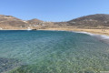 Clear waters in Ftelia beach