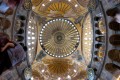 Interior view of Hagia Sophia, Turkey