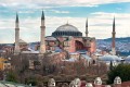 Hagia Sophia landmark in Istanbul, Turkey