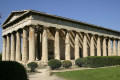 The Temple of Hephaestus was a major part of the ancient Agora