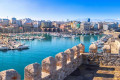 The port of Heraklion as seen from the Venetian Fort