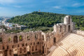 The Roman Odeon of Herodes Atticus in the heart of Athens
