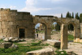 Ruins of Hierapolis (The Holy City) in Pamukkale