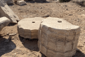 Remains from columns of the Poseidon Temple