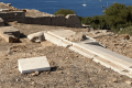 Propylon remnants in the Temple of Poseidon
