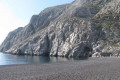 The beach of Kamari in Santorini is a hidden gem worth a visit