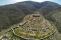 Panoramic view of the archaeological site of Kastri in Syros