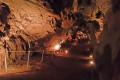 The cave of Katafyki in Kythnos is ideal for spelunking