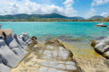 The wild and rocky beach of Kolymbithres in Paros