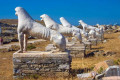 Delos' Lion Terrace is an awe-inspiring spectacle