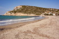 The Livadia beach in Antiparos is one of the most popular spots on the island