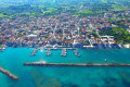 The port in Lixouri Cephalonia