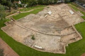 Aerial view of Lyceum of Aristotle, Naoussa