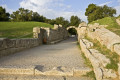 The main entrance to ancient Olympia city, a sanctuary of ancient Greece in Elis on the Peloponnese peninsula