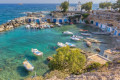 Fishing boats on Mantrakia village in Milos