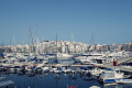 The marina in Zea is full of yachts