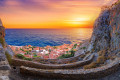 Stunning view of Monemvasia during sunset