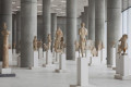 Classical period statues on display in the Acropolis Museum