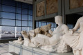 Classical period statues on display in the Acropolis Museum