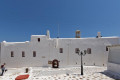 Cycladic architecture in Ano Mera, a settlement in Mykonos