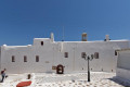 Traditional street in Ano Mera, the second and smaller settlement of Mykonos