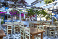 Traditional Greek tavern, Mykonos island