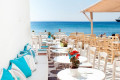 Seaside cafeterias can be found all along Chora's coastline
