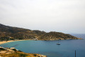 Panoramic view of the Mylopotas beach of Ios
