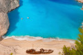 Navagio Beach from above