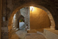 Old medieval street by night, Naxos island