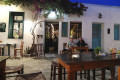 Traditional tavern in Chora, the main town of Folegandros