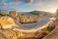 The Roman Theater in the center of Athens