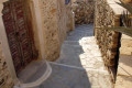 Medieval street in the Venetian Castle of Naxos