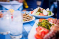 Sea food and ouzo at a local tavern on Aegina island - Panoramic tour optional excursion
