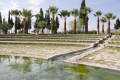 Beautiful park between Pammukale and the ancient city of Hierapolis