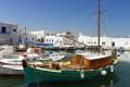 The port of Parikia in Paros