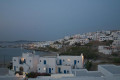 View of Naoussa in Paros at dusk