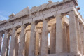 The Parthenon always casts an imposing glance on the city of Athens