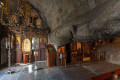The cave of the Apocalypse where John wrote the Book of Revelations