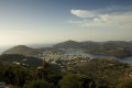 Panoramic view of Patmos and Skala harbor