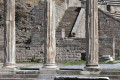 Ruins of columns in ancient Pergamon