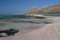 Stunning pink sands in the Balos lagoon