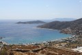 Sunbathed Platys Gialos beach, Sifnos island