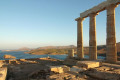 Panoramic view of the region from the Temple of Poseidon