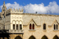 Medieval architecture in the town of Rhodes