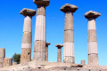 The ruins of the Temple of Athena in Troy