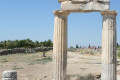Ruins of a gate at the ancient city of Hierapolis, Cannakale