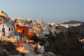 Santorini casts an alluring glow in the twilight