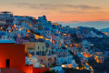 Sunrise over Oia in Santorini