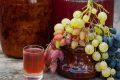 Vinegar distillation from Santorinian grapes